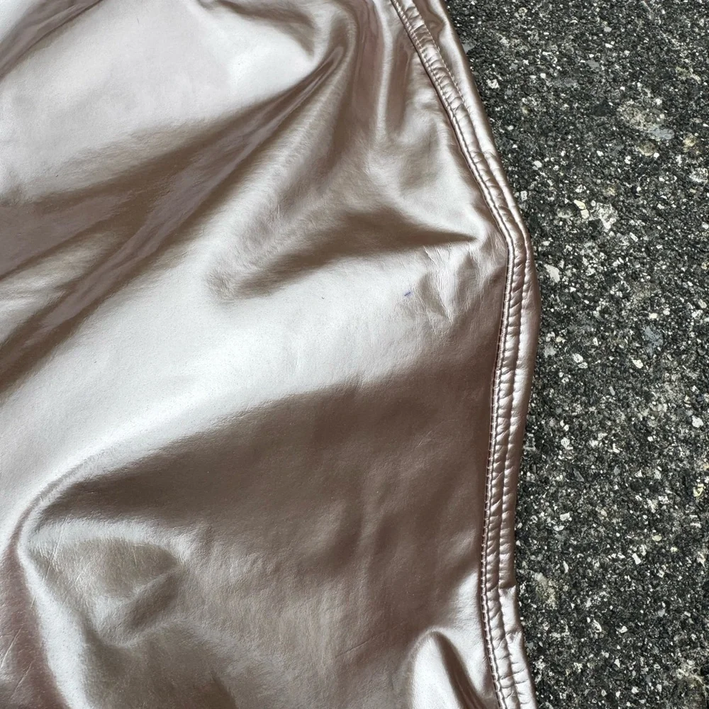 HORSE & HORN Rose Gold Punk PVC Vinyl Skinny Pants 32 Waist Unisex NEW WITH TAGS - Picture 2 of 3